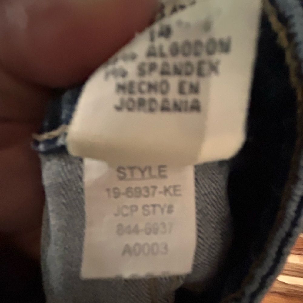 St John’s Bay Bootcut Jeans Womens 14 Blue Denim Stretch Mid Rise Classic - Picture 6 of 6